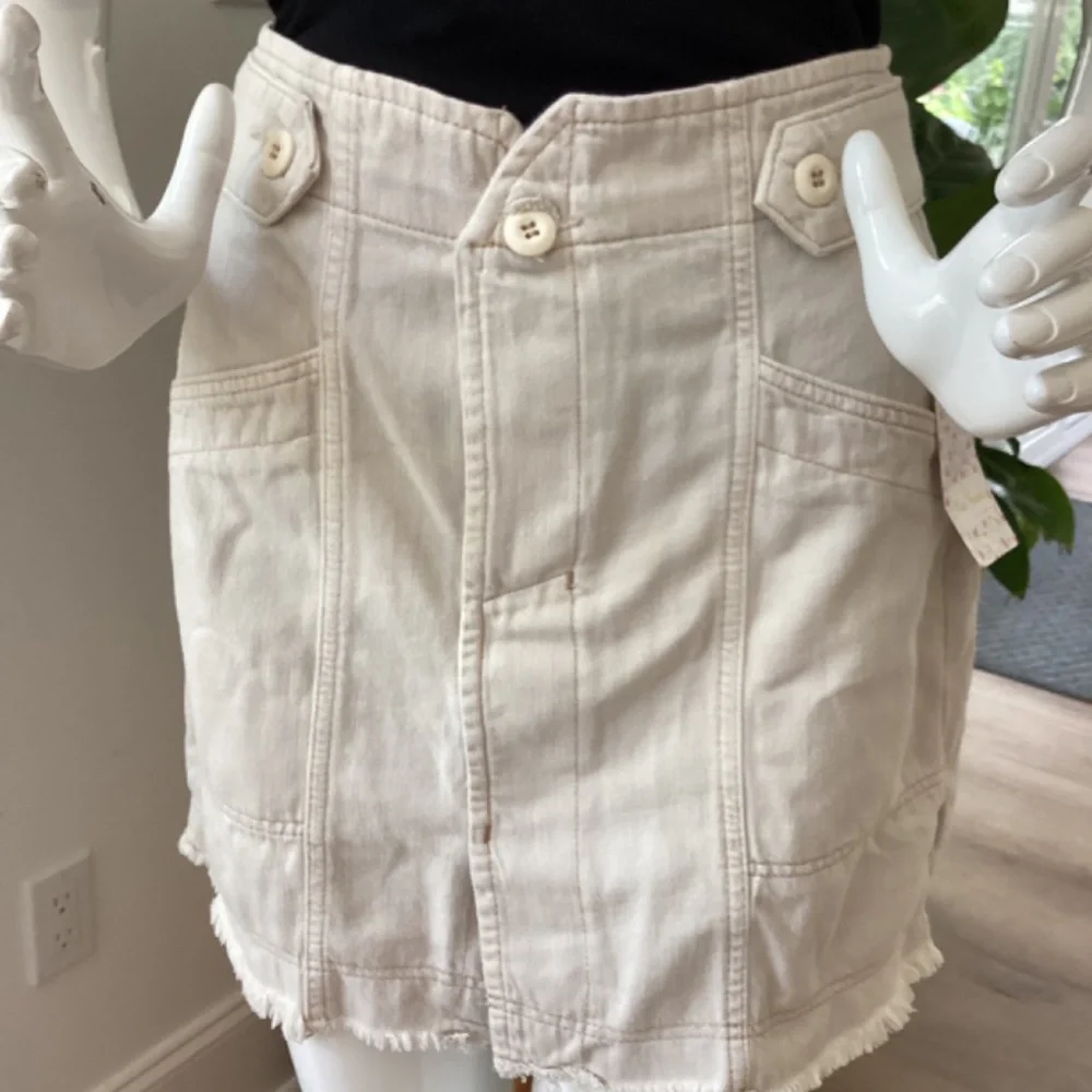 NWT FREE PEOPLE TAN SKIRT SZ 8